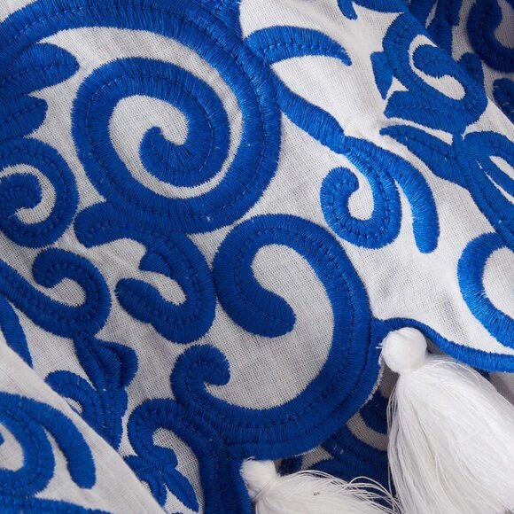 NEW Alice + Olivia Loryn Cotton Embroidered Mini Dress Size 12 #1534 - Picture 4 of 11